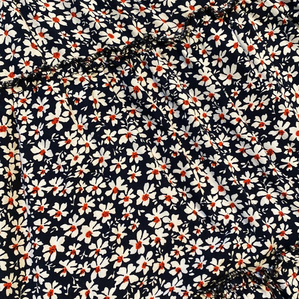 Tiered Floral Tie Strap Dress Shein Small - Picture 6 of 6
